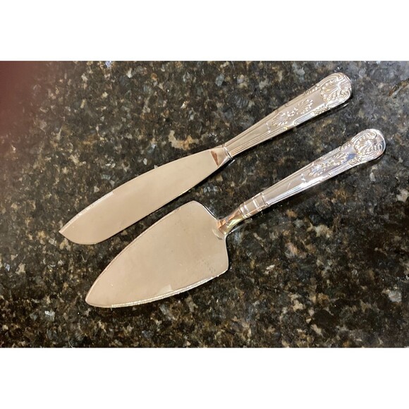Cake Knife & Server  Stainless 2-Piece Set - Picture 11 of 15
